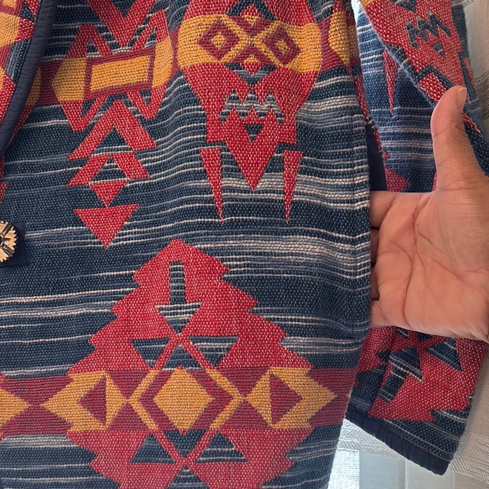 Women's Multicolor Patterned Jacket - image 5